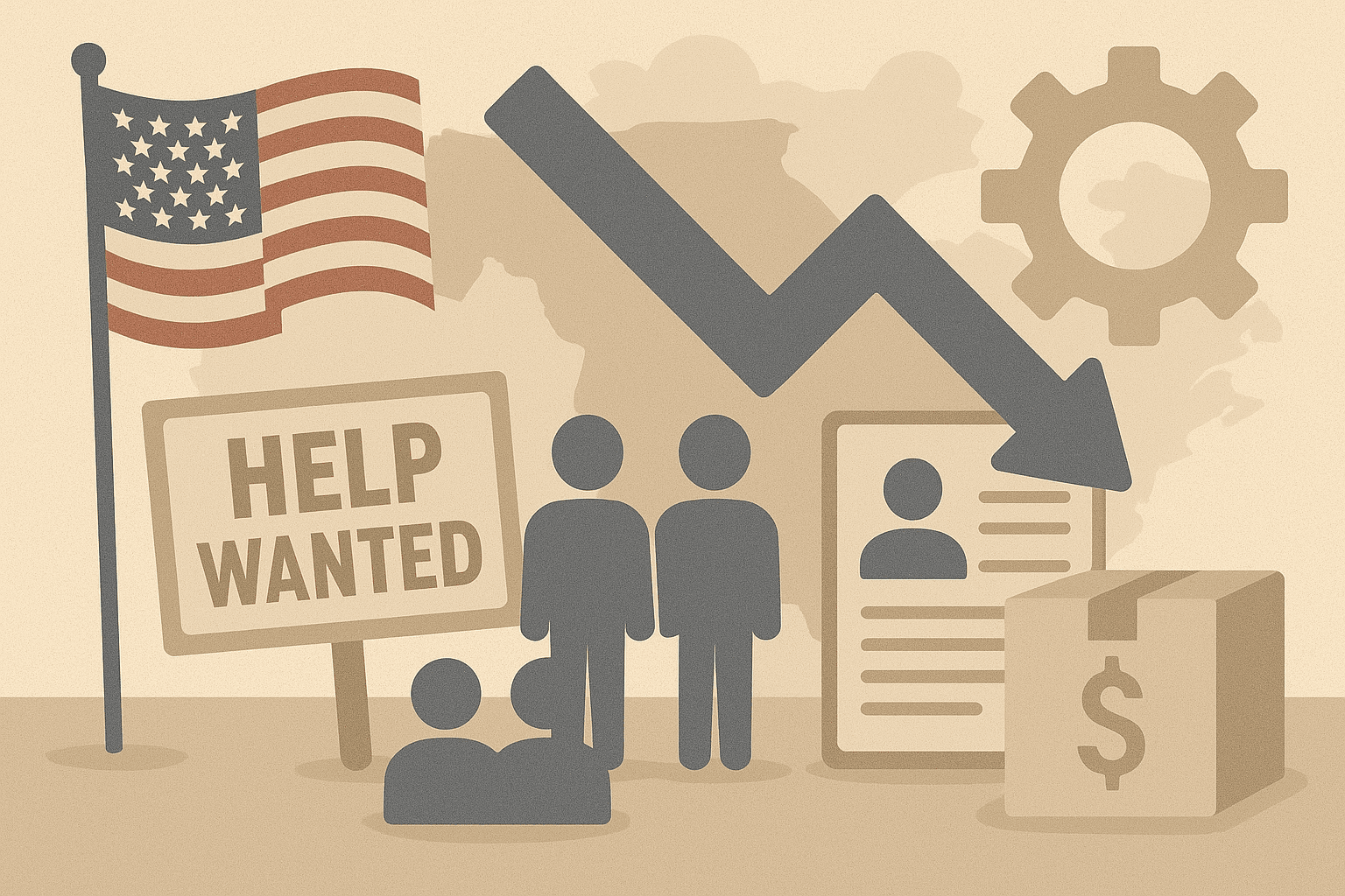 US Job Market Shows Weakness: Job Openings and Hiring Fall in June, Tariff Shadow Looms Over Economic Outlook